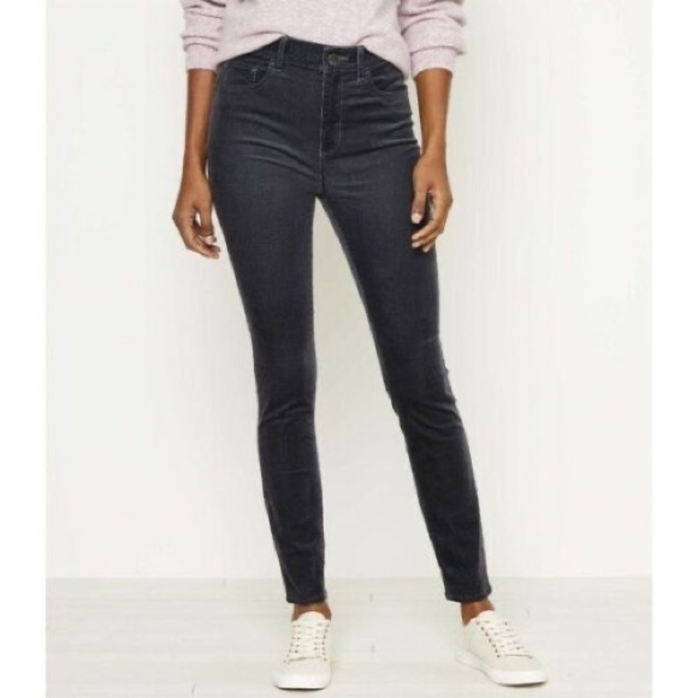 NWT ~ LOFT ~ Curvy High Waist Skinny corduroy jeans
